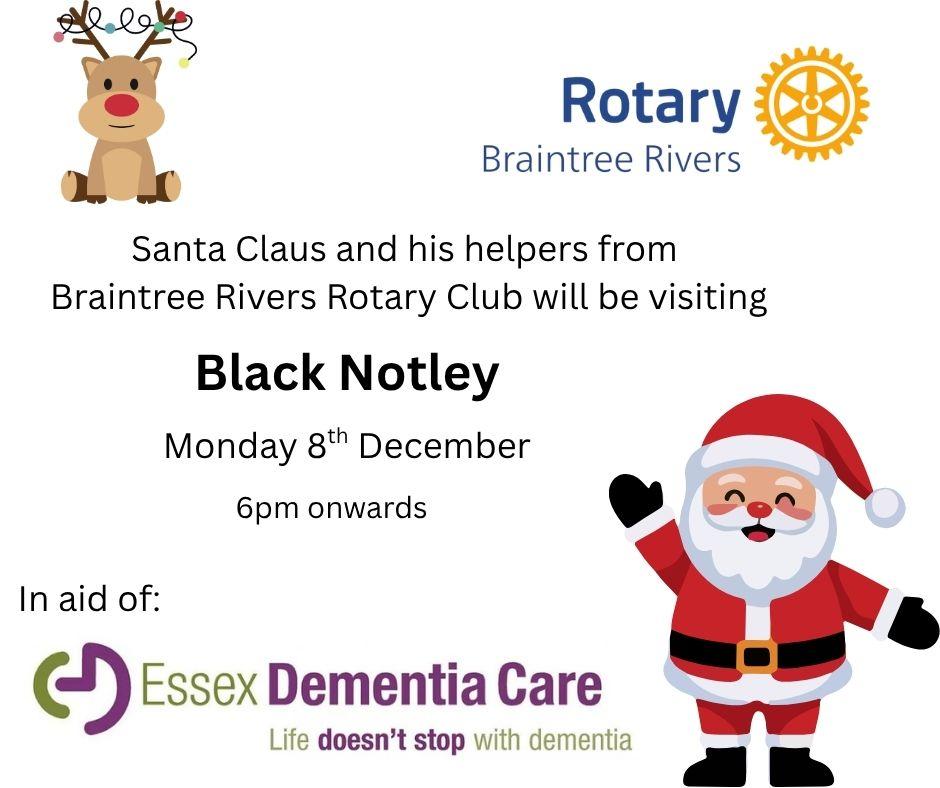 Santa visit to Black Notley.