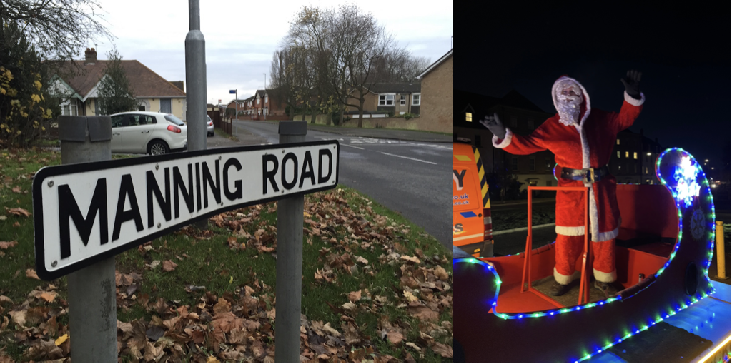 Santa at Manning Rd