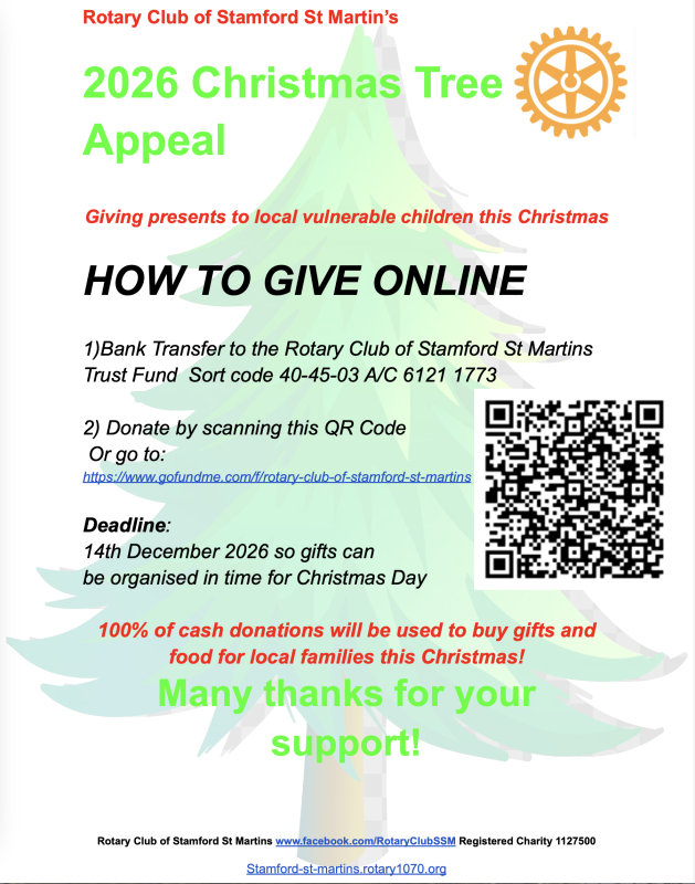 Christmas tree appeal 2026