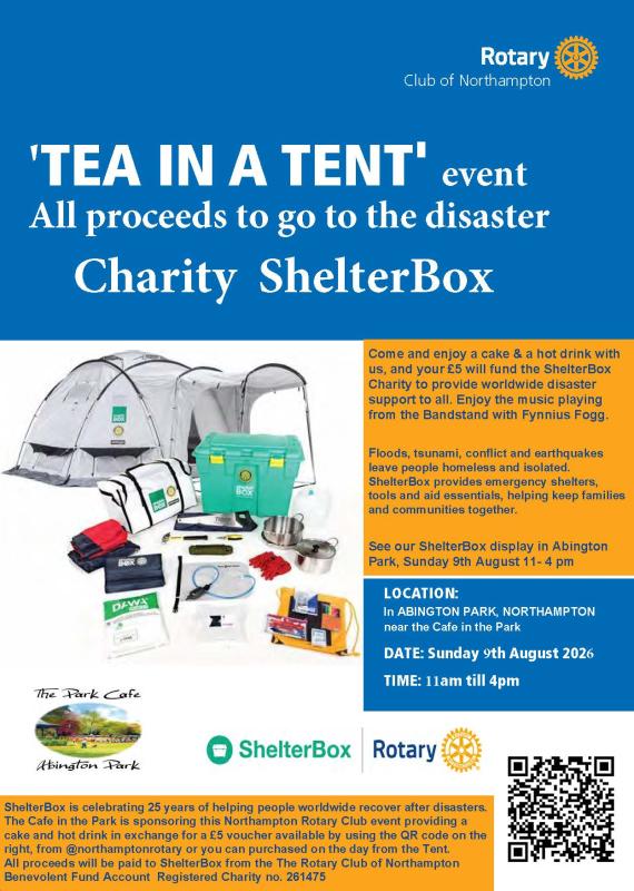 9th August 2026 ShelterBox 