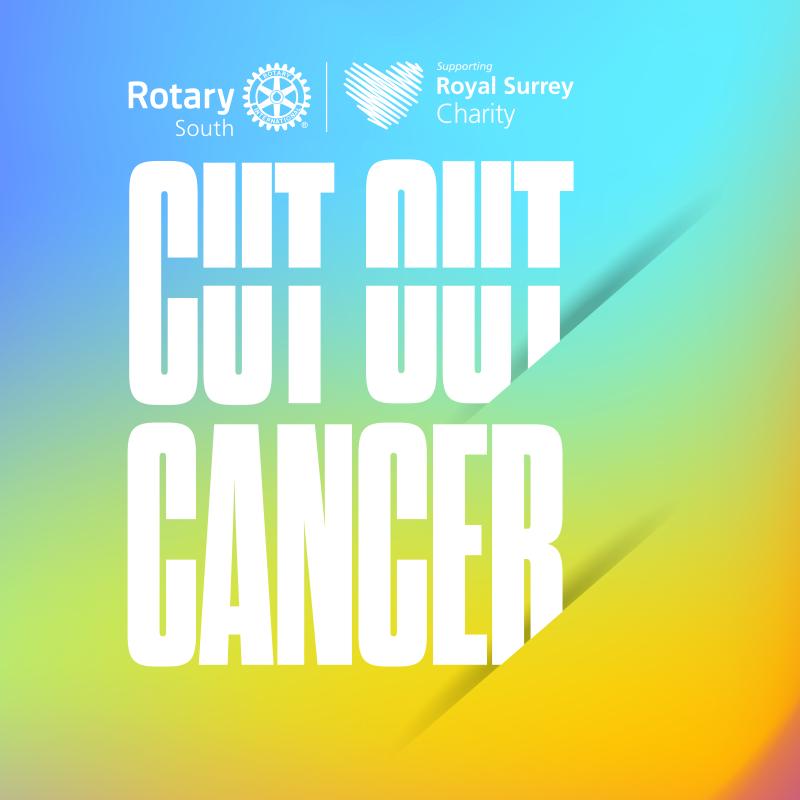 Rotary South Cut Out Cancer Campaign Logo