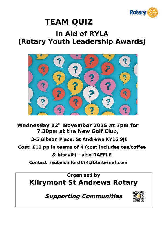 Poster for 2025 Team Quiz
