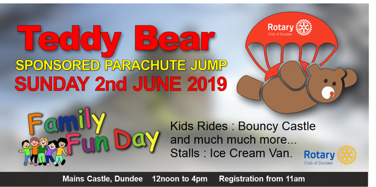 Teddy Bear Parachute Jump - Rotary Club of Dundee