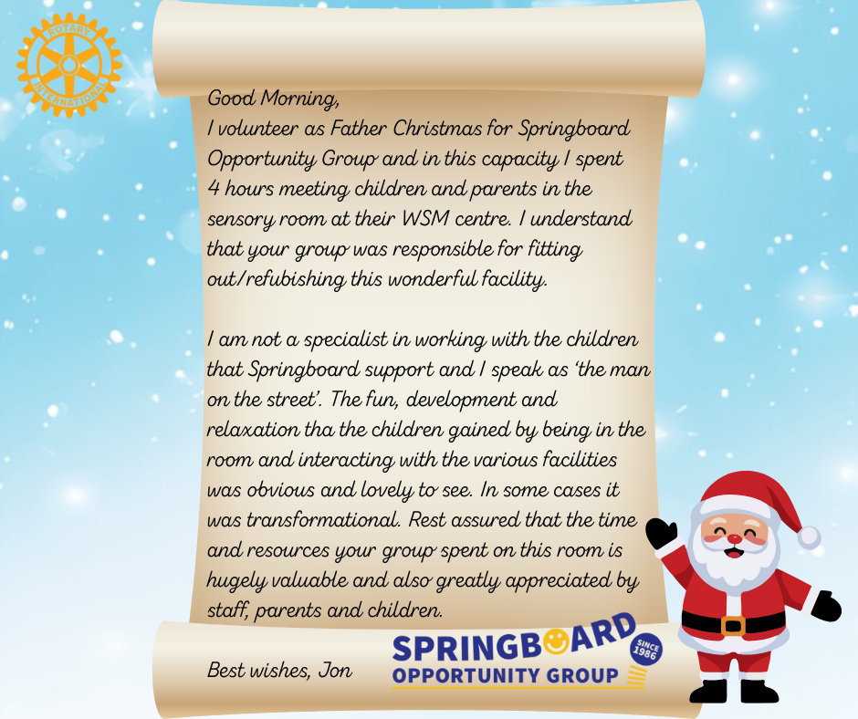 Jon's thank you message.