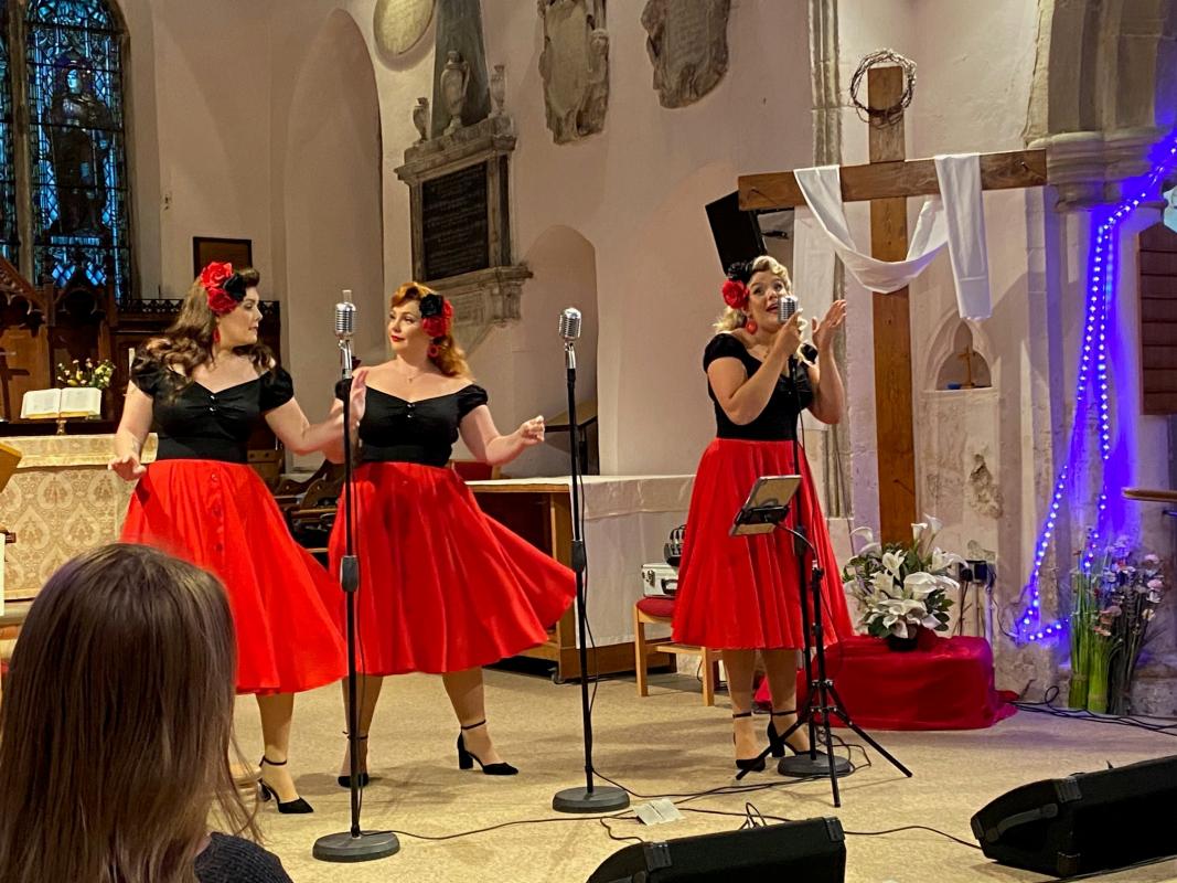 The Knightingales entertain a full house at St Mary's