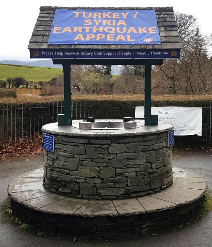 The Wishing Well on Lake Road, near the Theatre by the Lake. 