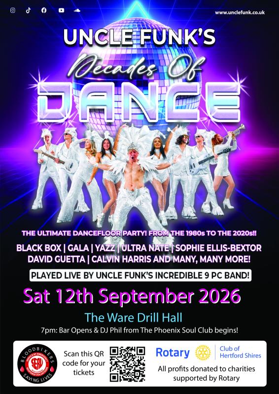 Uncle Funk Decades of Dance Live Band 