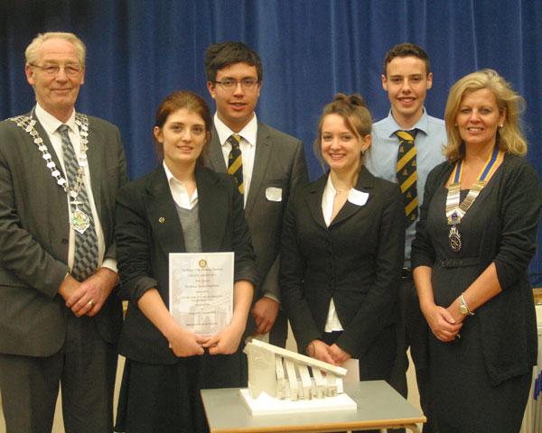Winners of the Advanced Category - The Bishop's Stortford High School