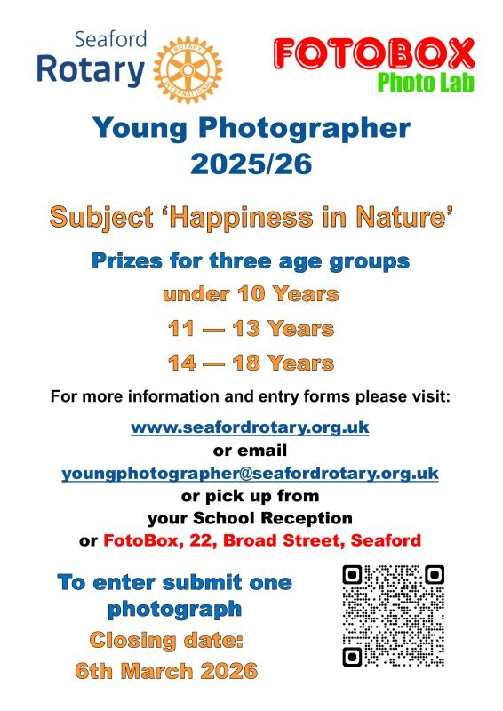 Youth Photographer competition poster