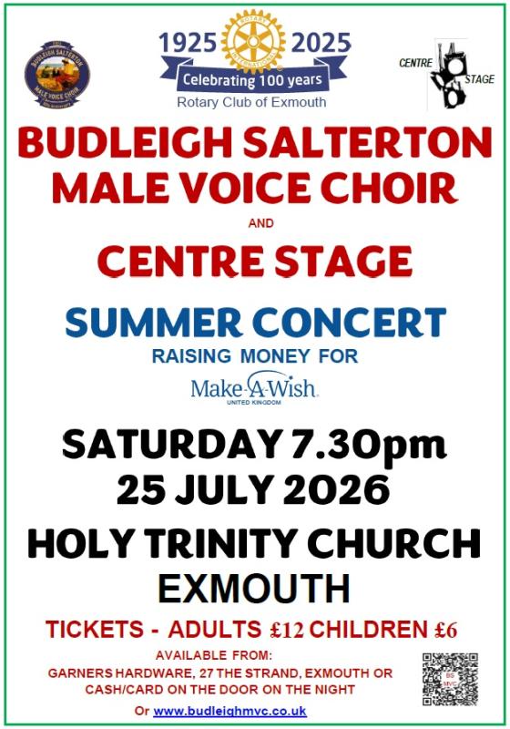 Come and join us on 25 July for an evening of song and joy.
