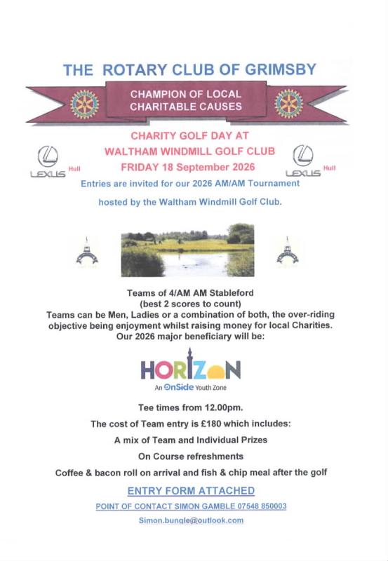 Poster giving details of the event and who to contact.