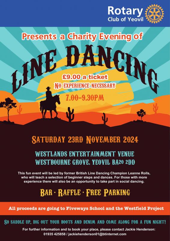 Line dancing flyer