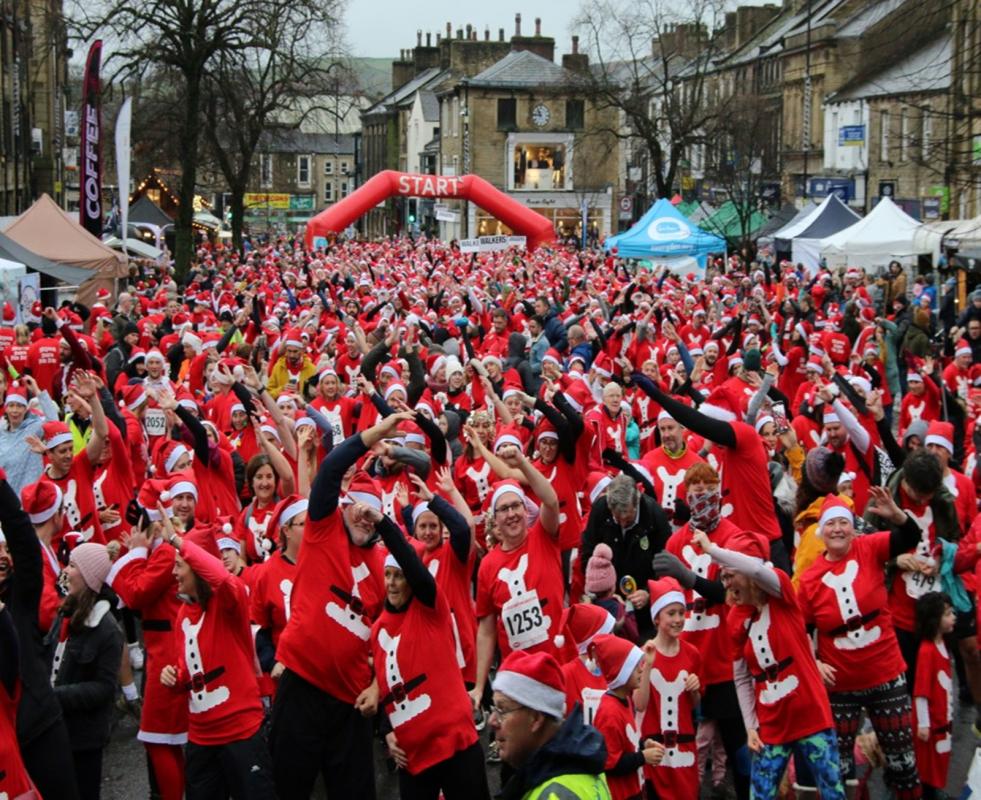 Skipton Craven Rotary Santa Fun Run