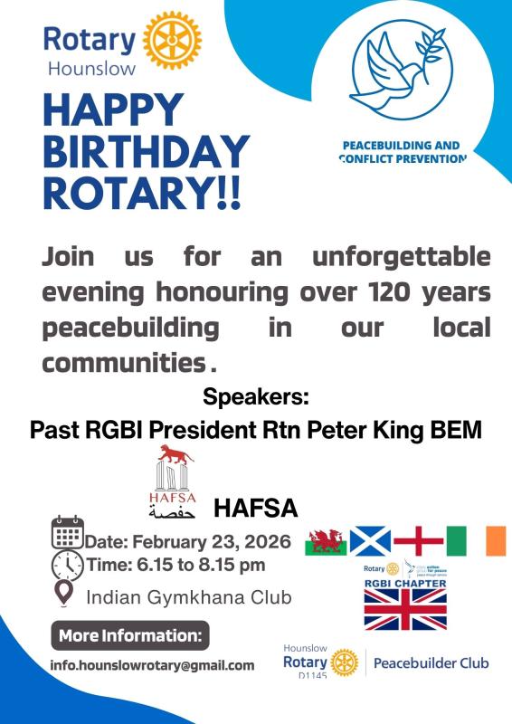 Happy Birthday Rotary