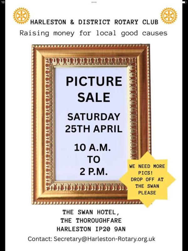 Picture Sale at TheSwan hotel in aid of Rotary funds