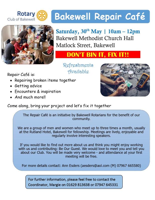 Repair cafe poster
