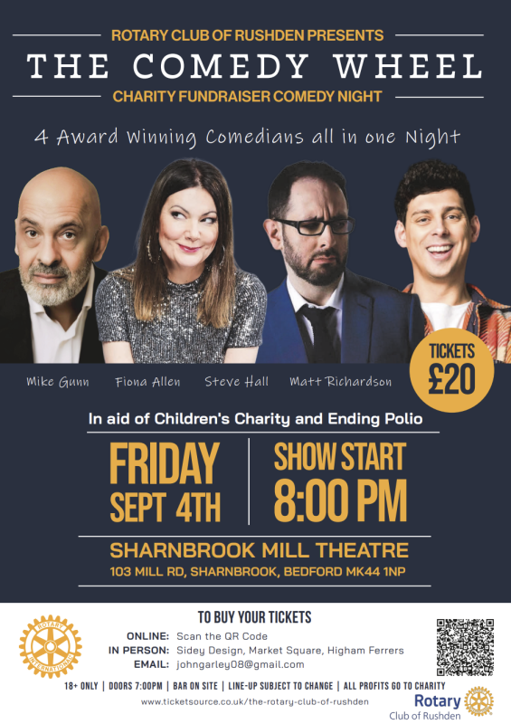 The Comedy Wheel - a fabulous, funny, fundraising night!