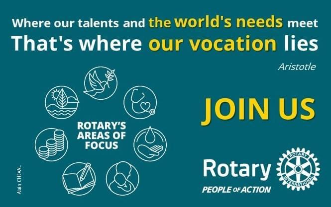 Rotary's areas of focus