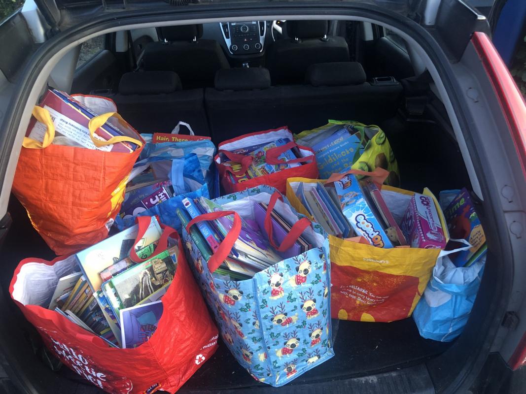 The gifts of Children's books and toys to Arbury community