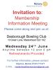 Membership Information Meeting - invite interested family members, friends and acquaintances to join us to find out more...