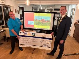 Our donation to Essex and Herts Air Ambulance