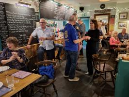 Iryna from Dnipro is standing, centre