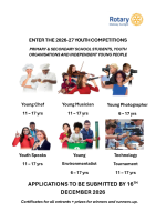 Youth Competitions in 26/27