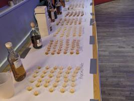 A selection of whisky on offer