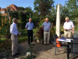 Andrew Mitchell and Paul Mellings are awarded Paul Harris Fellowships