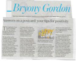 Article in Sat Telegraph