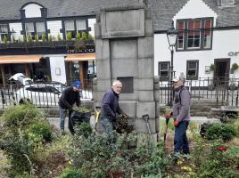 Roseberry Hall garden tidied up.