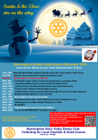 Dates when Santa and his Sleigh will be in your area