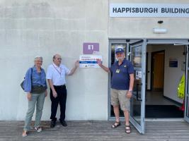 Pam Baktis, Roy Ivory and Keith Thomas at Crucial Crew