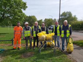 29 bags of rubbish!