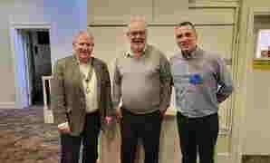 President Mike,  Ashley and Saemus