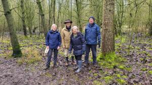 Rotary members on the walk