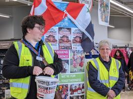 Members collecting