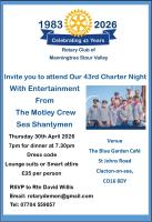 Charter Night celebration at The Blue Garden Cafe
