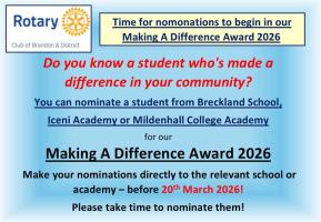 Making a Difference Award