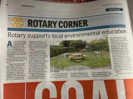 Article in the Telegraph, drafted by Derek Wright and Clive Doubleday and photo provided by the school