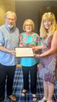 Recognition for Chris and Hilary Kirk from the Rotary Club of Perth.