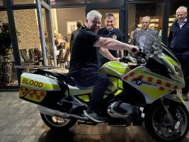 Phil Dodsworth on Blood Bikes, Scotland