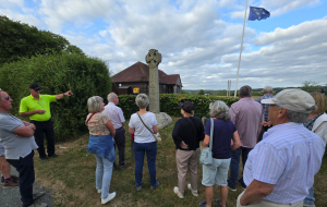 We stop at Ashburnham War Memorial