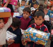 Christmas gifts from IW to Moldova