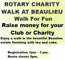 Beaulieu Sponsored  Walk 2026