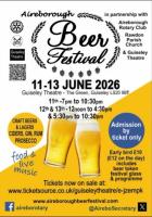 Aireborough Beer Festival 11-13 June 2026 at Guiseley Theatre, The Green, Guiseley LS20 9BT