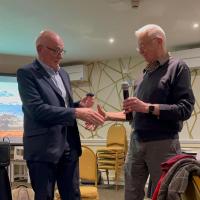 Paul Harris Fellowship award presented to Brian Earley 