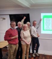 PROFIT OF NEARLY £600 FROM QUIZ EVENING