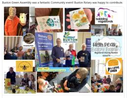 Rotary sponsored the  Buxton Green Assembly