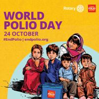 World Polio Day October 24th.